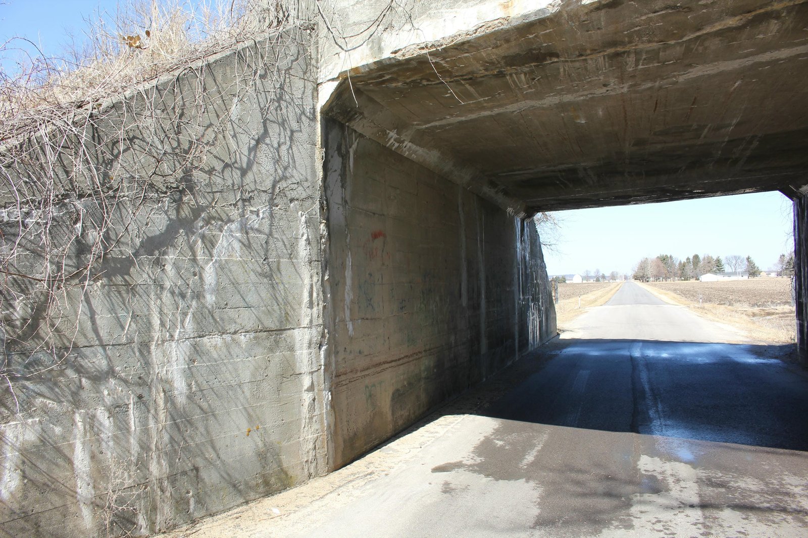 West abutment